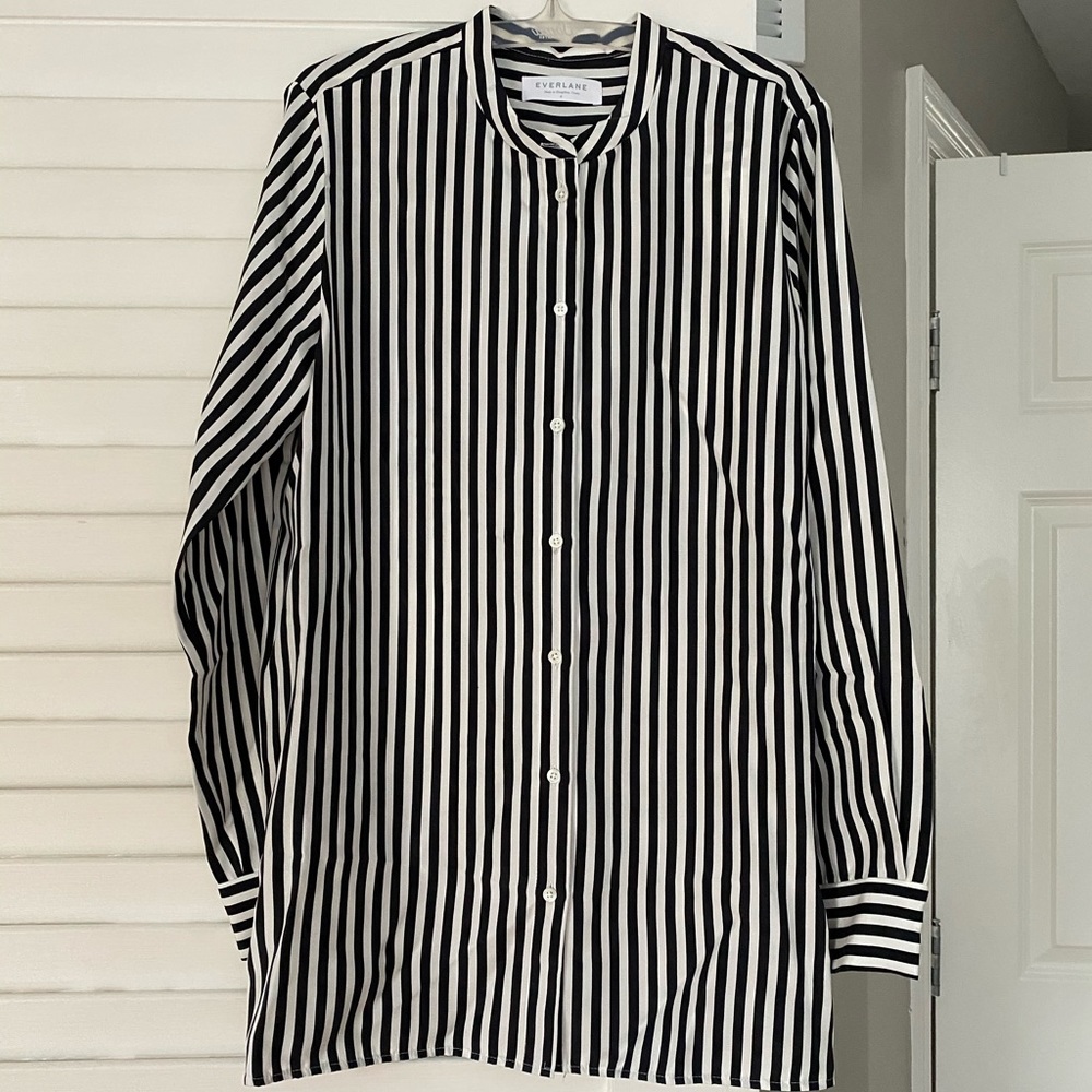 Everlane silk button down